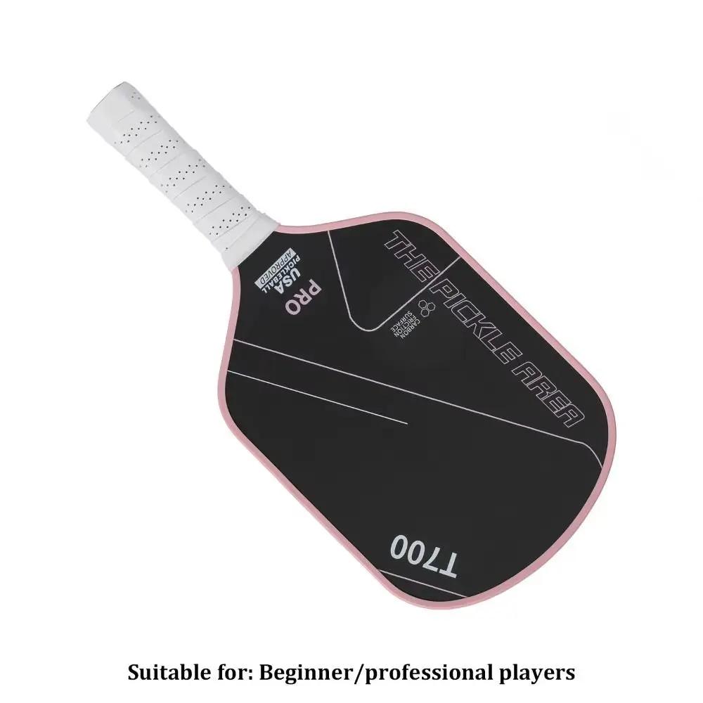 T700 Pickleball Paddle Carbon Fiber USAPA Approved Pickle Ball Paddle Lightweight Frosted Surface Professional Game Supplies