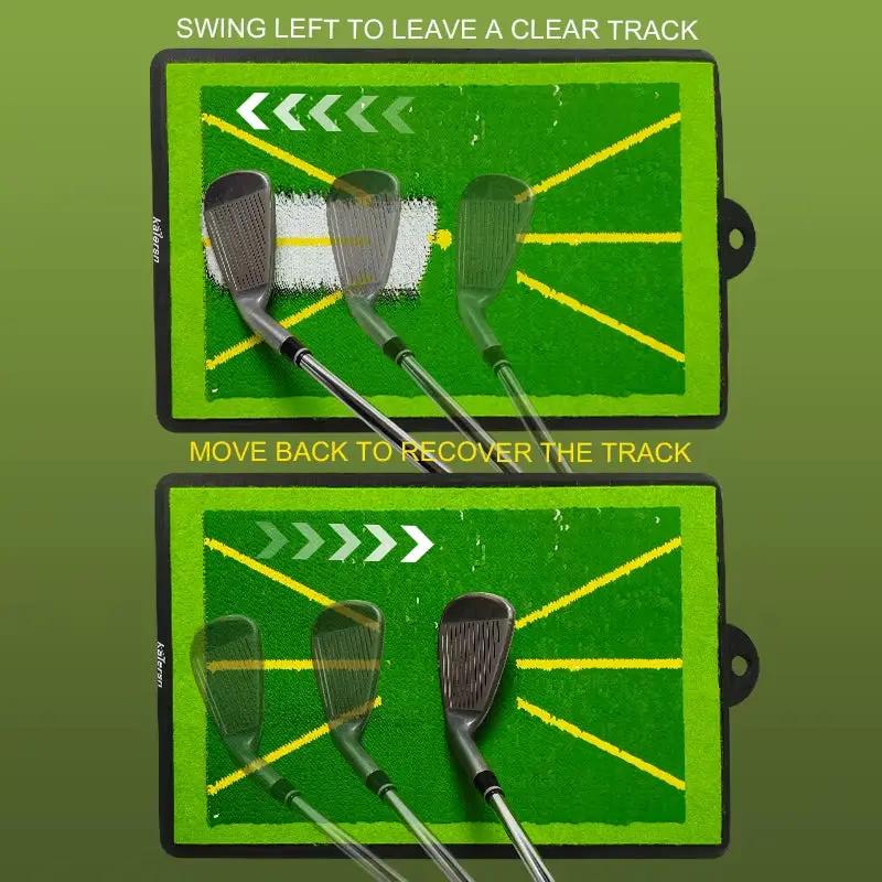 High Quality Golf Training Pad for Swing Detection Batting Ball Trace Directional Mat Swing Path Pads Swing Practice Pads