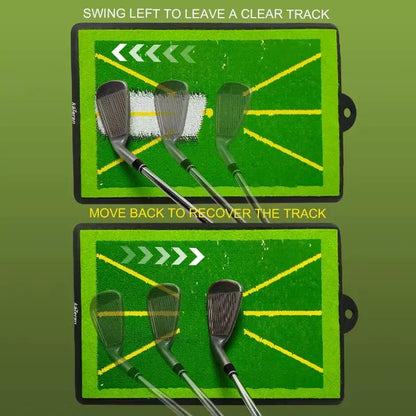 High Quality Golf Training Pad for Swing Detection Batting Ball Trace Directional Mat Swing Path Pads Swing Practice Pads