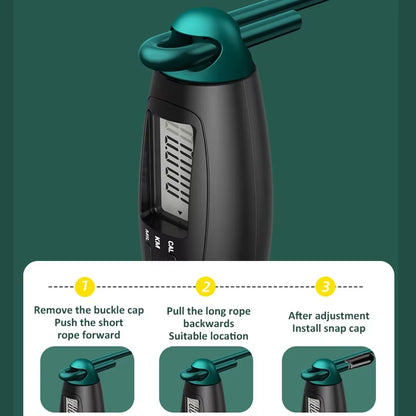 Intelligent Cordless Jump Rope with Negative Weight Ball and Steel Wire for Adult Training and Fitness Equipment