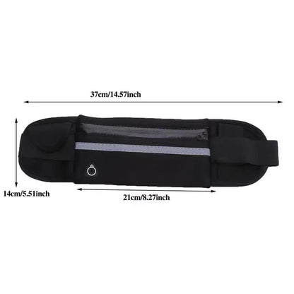 Sport Running Waist Bag for Women Men Comfortable Gym Fanny Bag Safty Tape Cycling Phone Case Running Belt