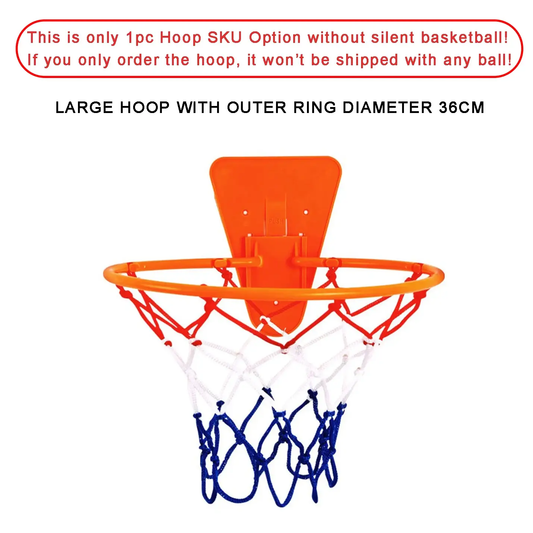 Silent Basketball Size 7#(29.5")6#/5# Dribbling Indoor Grooved Airless Foam Basketball Quiet Dribbling Training Silent Ball Gift JWB Fitness