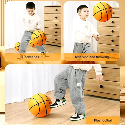 Bouncing Mute Ball Indoor Silent Basketball 24/21/18Cm Silent Soft Foam Basketball Child Sports Toy Game Bounce Basket Balls