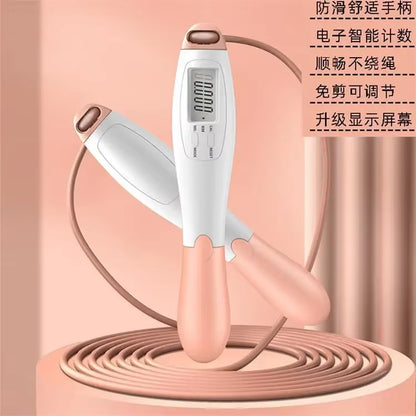 Intelligent Cordless Jump Rope with Negative Weight Ball and Steel Wire for Adult Training and Fitness Equipment