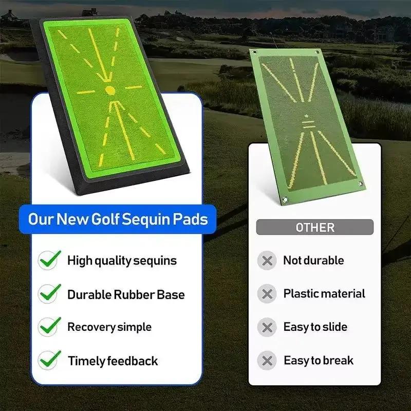 Golf Strike Mat Bead Display Track Beginner Training Trace Detection Pad Swing Exerciser PM130-B
