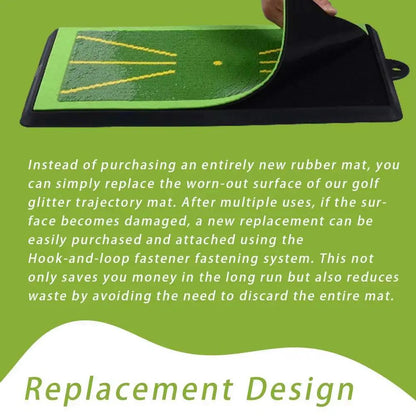 High Quality Golf Training Pad for Swing Detection Batting Ball Trace Directional Mat Swing Path Pads Swing Practice Pads