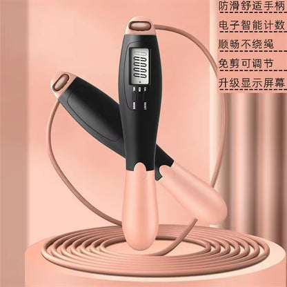 Intelligent Cordless Jump Rope with Negative Weight Ball and Steel Wire for Adult Training and Fitness Equipment