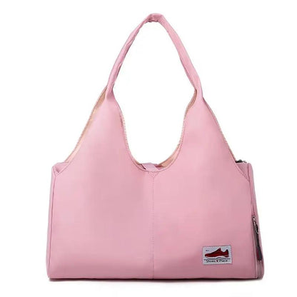 Women'S Bag Nylon Yoga Mat Carry Shoulder Handbag Ladies Academy Female Travel Bolsas Duffle Shoe Bags for Gym Sports Fitness