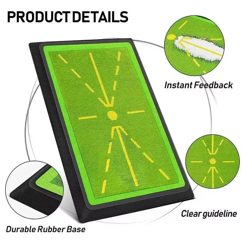 Golf Strike Mat Bead Display Track Beginner Training Trace Detection Pad Swing Exerciser PM130-B